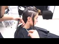 Amazing Short Bob Haircut with Blonde highlights - Long to Short Transformation
