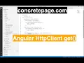 Angular HttpClient get