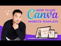 HOW TO USE CANVA WEBSITE TEMPLATE YPH