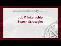 Career Week 2025 Internship and Job Search Webinar