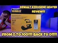 DEWALT 90000-BTU Forced Air Kerosene Heater REVIEW