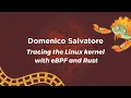 Tracing the Linux kernel with eBPF and Rust - Domenico Salvatore