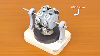 Making Mini Screw Brushed Motor