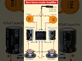TDA2822 Best Stereo Amplifier Circuit | 2Piece Computer Speaker | Low voltage Dual channel amplifier