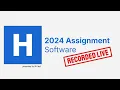 HCS Assignment 2024 - Software Task Recorded Live