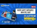 Part 30 NoteAPP Update Delete Get Flutter Malayalam Tutorial