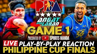 SAN MIGUEL Vs TNT 5G GAME 1 FINALS 2025 PBA PHILIPPINE CUP Play By Play Reaction Scoreboard 