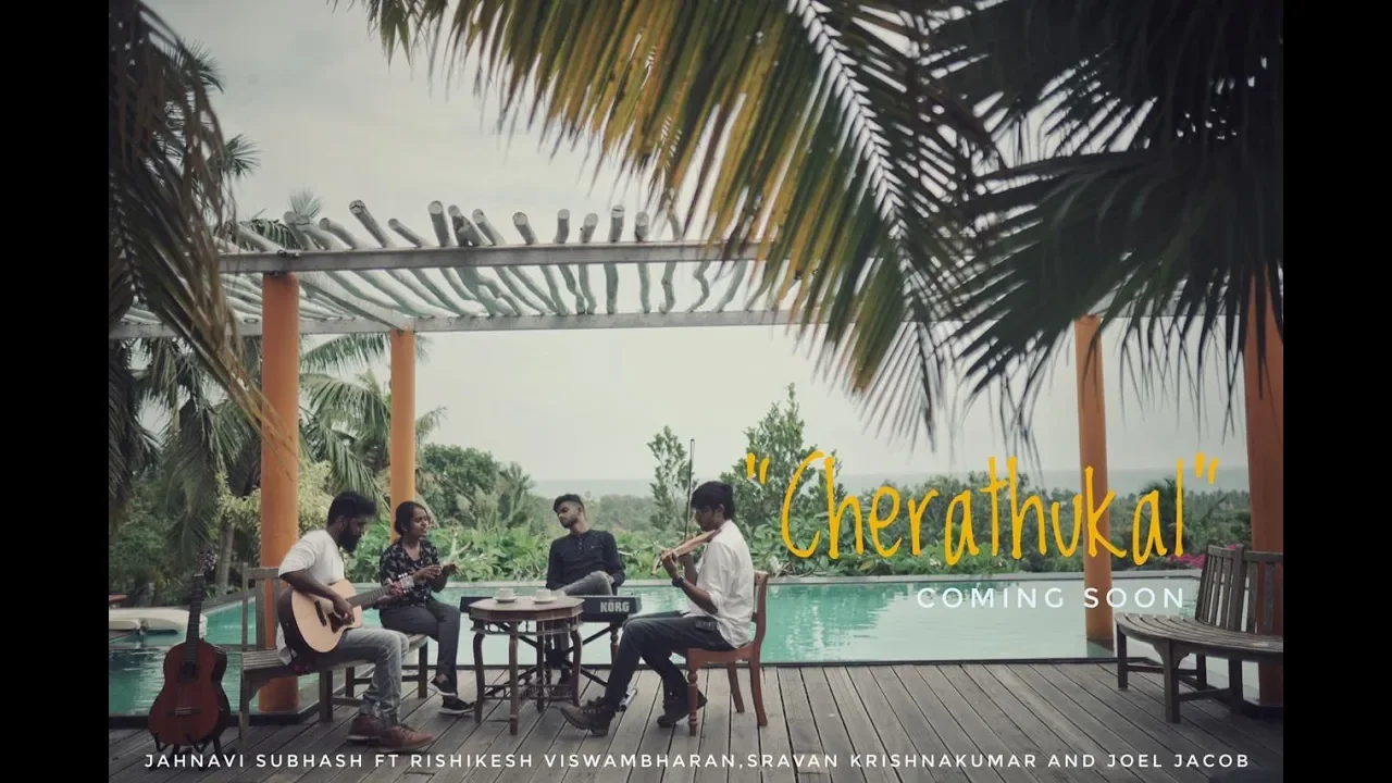 Cherathukal cover | Kumbalangi Nights | Jahnavi Subhash Ft. Rishikesh, Sravan, Joel.