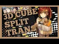 3D Cube Split transition Tutorial Capcut Tutorial