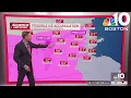 Weather forecast Slick spots possible early before warmer temperatures