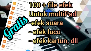 Download 100+ file komplit bisa untuk multipad di keyboard | Yamaha psr S | Efek suara, lucu | efek kartun MP3