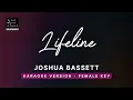 Lifeline - Joshua Bassett (FEMALE/Higher Key Karaoke) - Piano Instrumental Cover with Lyrics