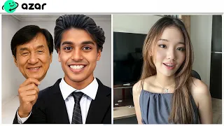 Using Ai face to impress girls on Azar | OmeTV Alternative