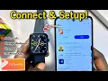 How to Setup And Connect FitCloudPro Smartwatch to Phone