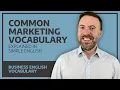 Common Marketing Vocabulary Explained In Simple English