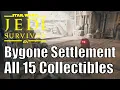 Bygone Settlement All Collectibles - Star Wars Jedi Survivor
