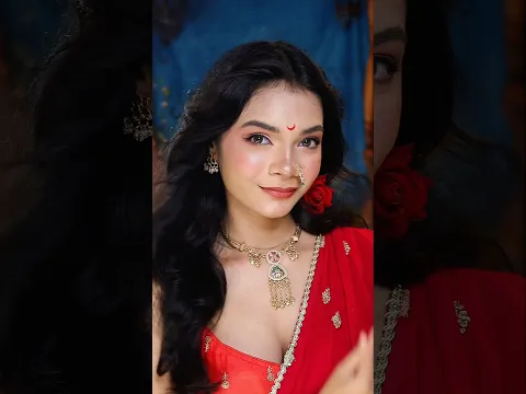 Ganesh Chaturthi special 😇❤️✨#shorts #viral #makeup #transformation #youtubeshorts
