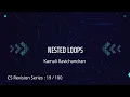 19 Nested loops in Python Class 12 Computer science Board exam revision series