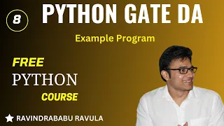 PYTHON Example Program Ravindrababu Ravula