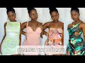 SLIM THICK BADDIE SUMMER CLOTHING TRY ON HAUL PRETTYLITTLETHING FASHION NOVA MORE