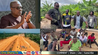 BREAK🚨National Security Arrests Those Destroying Accra-Kumasi Expressway Via Illegal Sand Winning