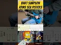 Download Lagu Education’s Bollocks - Bart Simpson Joins Sex Pistols (Guitar Cover with TABS) The Simpsons S19 E12
