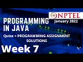 NPTEL Programming in Java Week 7 Quize Programming Assignment solution