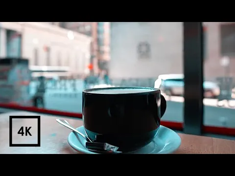 Cafe Sounds for Study, Coffee Shop Ambience (Lofi Hiphop, Chillhop) 4k