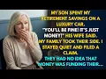 Download Lagu My Son Spent My Retirement Savings on a LUXURY Car—Then My Daughter-in-Law Took His Side....