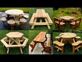 100 DIY Wooden Picnic Tables to Make Your Backyard Spring-Ready