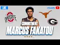 Marcus Fakatou LIVE COMMITMENT No 34 Overall Chooses Between Ohio State Texas and Georgia