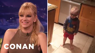 Anna Faris Is Giving Her Son Acting Lessons CONAN on TBS