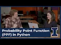 Probability Point Function PPF in Python - Data Science DISCOVERY University of Illinois m5-03c