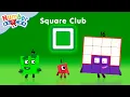 Download Lagu Square Club and Square Numbers for Kids 🟩 | Counting Maths Cartoon - 123 | @Numberblocks