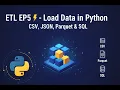 ETL EP5 - How to Load Data in Python Files Databases Data Warehouses