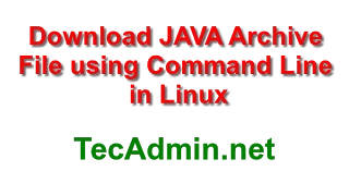 How to Download Java Archive using Command Line