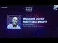 Misusing Const for Fn and Profit - Tristram Oaten EuroRust 2025