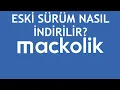 Mackolik Eski Surum Nasil Indirilir
