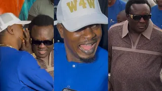 king saheed osupa was surprise seeing taye currency at his back on stage at his boy album launching 