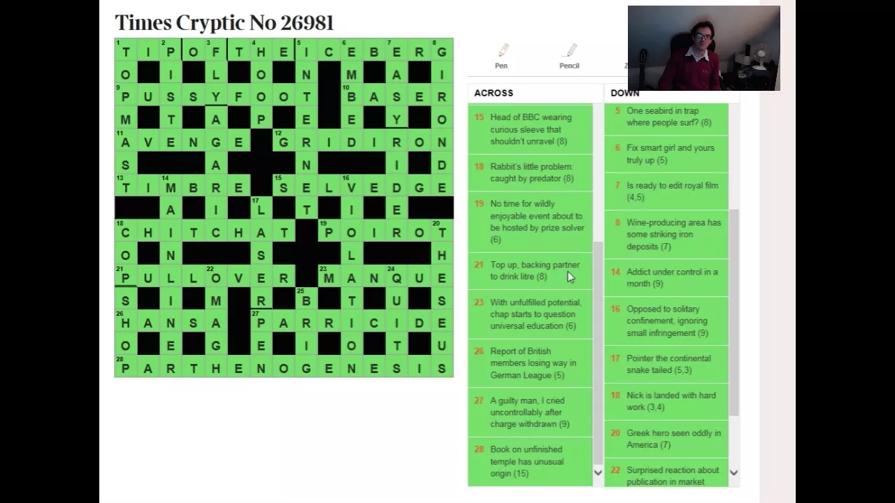 The Times cryptic crossword: 9 March 2018