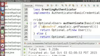 Dropwizard Basic Authentication