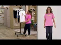 Quacker Factory Springtime Embroidered Short Sleeve T-Shirt on QVC