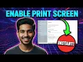 How To Enable Print Screen Shortcut in Windows 10 Quick Screenshot Guide