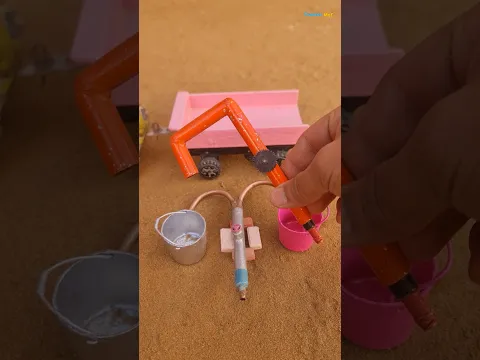Mini tractor project mini motor water pump science project video🥰