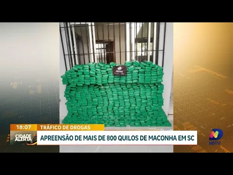 Operação contra tráfico: mais de 800 kg de maconha são apreendidos em Santa Catarina