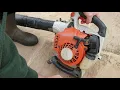 Stihl SH85 Blower - starting