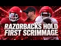 Razorbacks hold first scrimmage