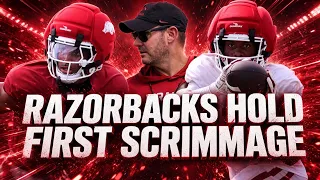 Razorbacks hold first scrimmage