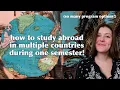 some AMAZING multi-country study abroad programs for college students