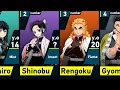 All Hashira in Demon Slayer Kimetsu no Yaiba